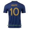 Frankrike Mbappé 10 Hjemme VM 2022 - Herre Fotballdrakt